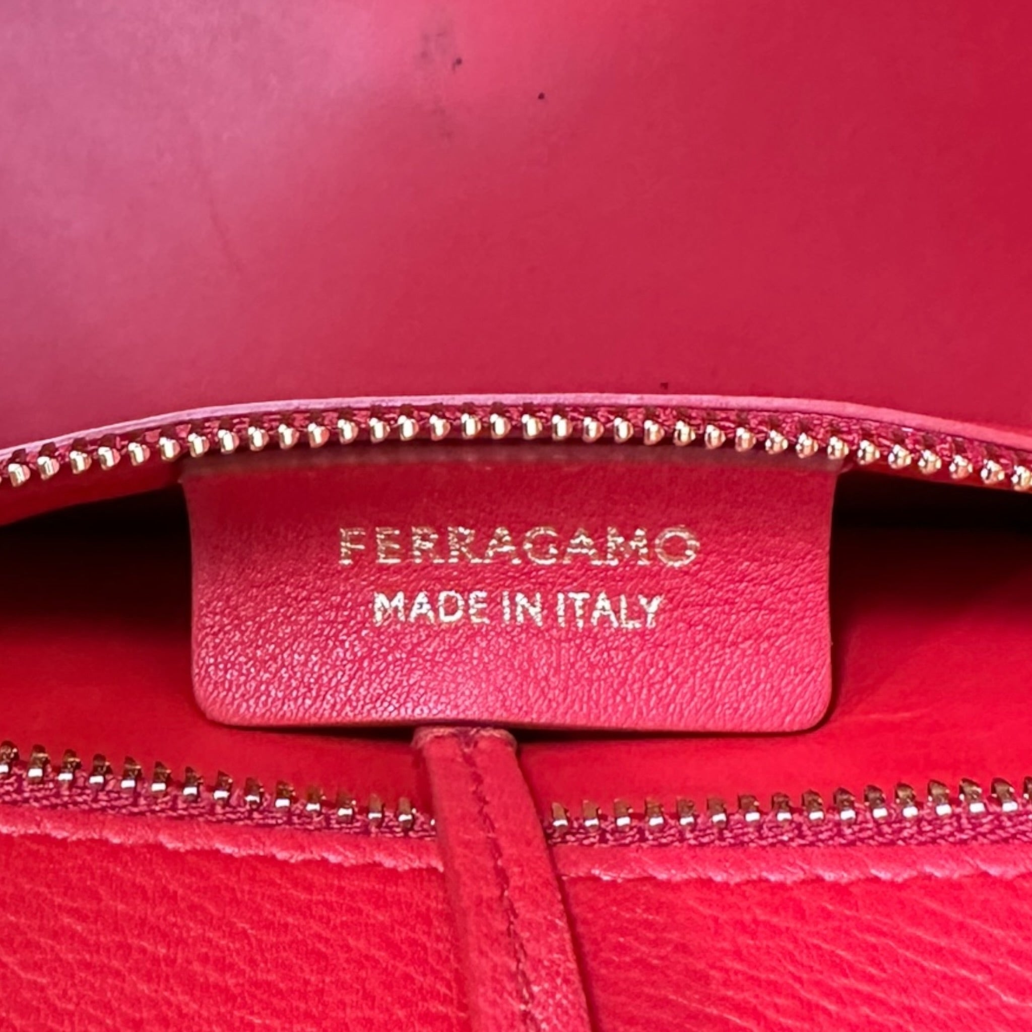 Salvatore Ferragamo Hug Bag Large Black Calfskin Leather