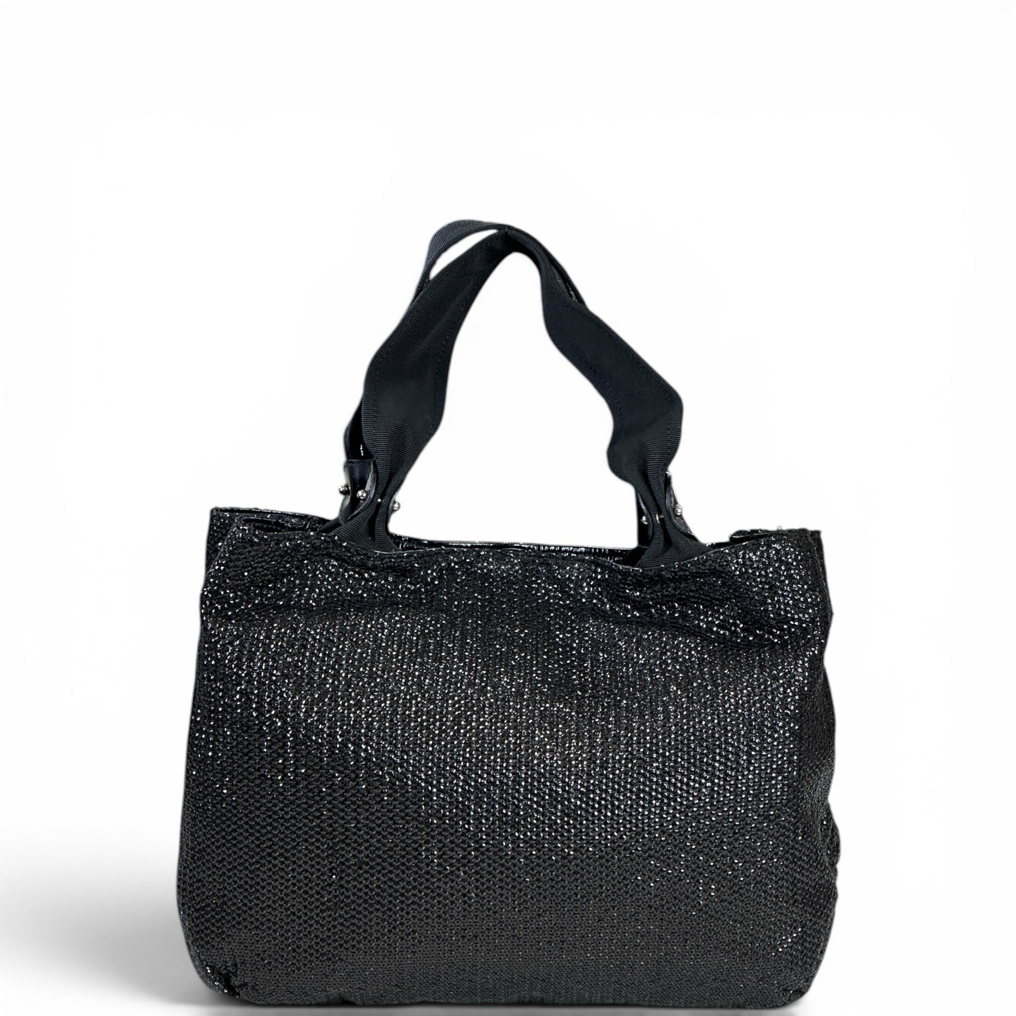 Salvatore Ferragamo Vara Bow Top Handle Bag Black