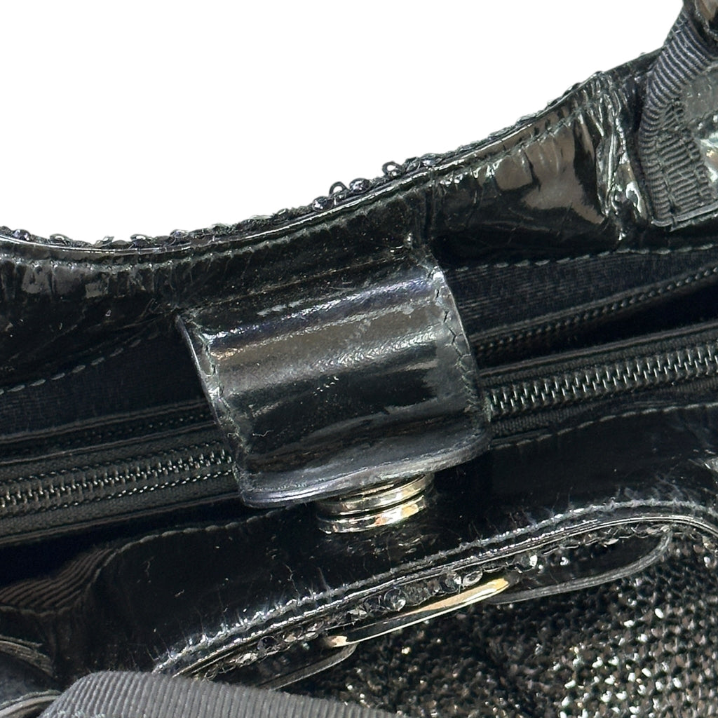 Salvatore Ferragamo Vara Bow Top Handle Bag Black