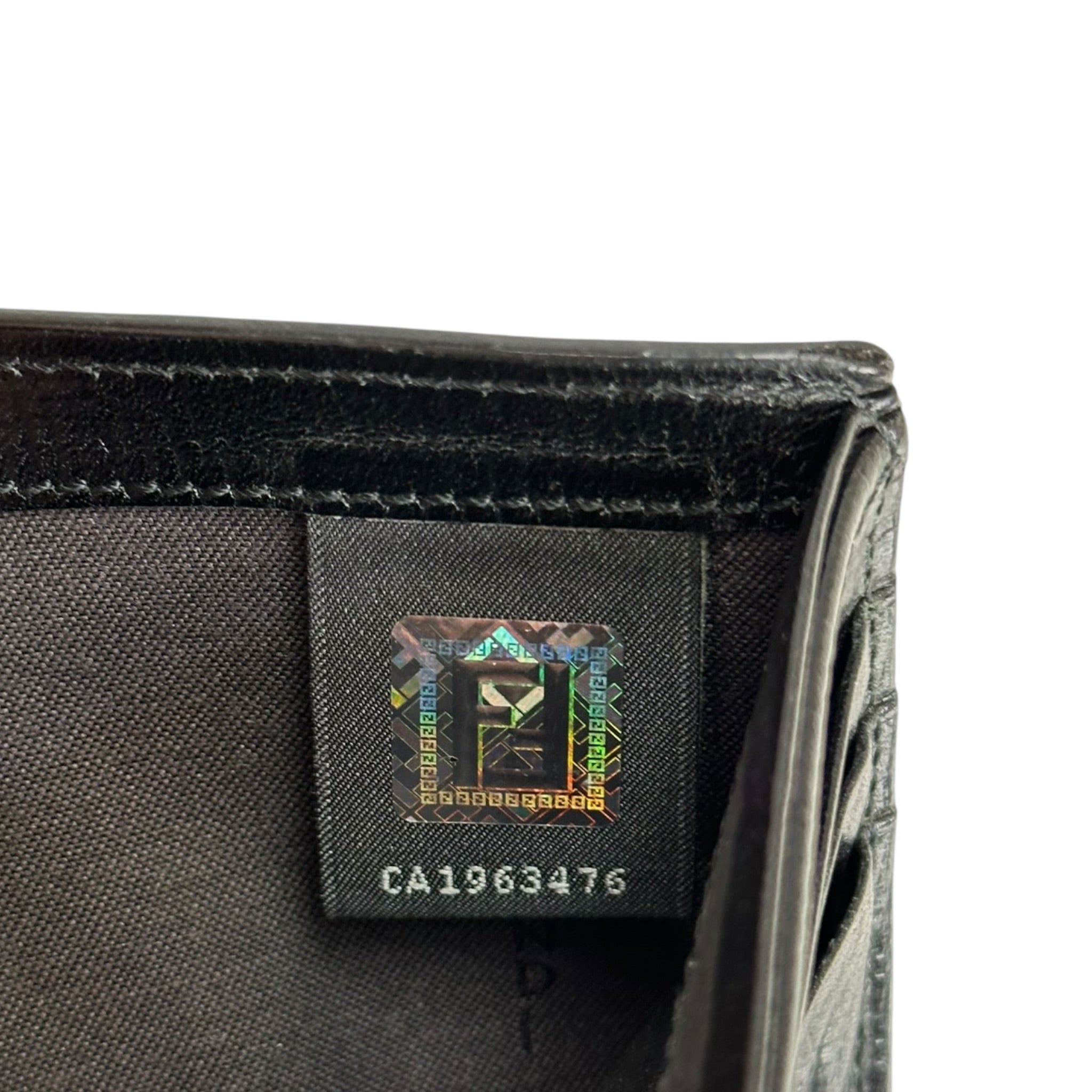 Fendi Grey Zucca Coated Canvas Bifold Wallet