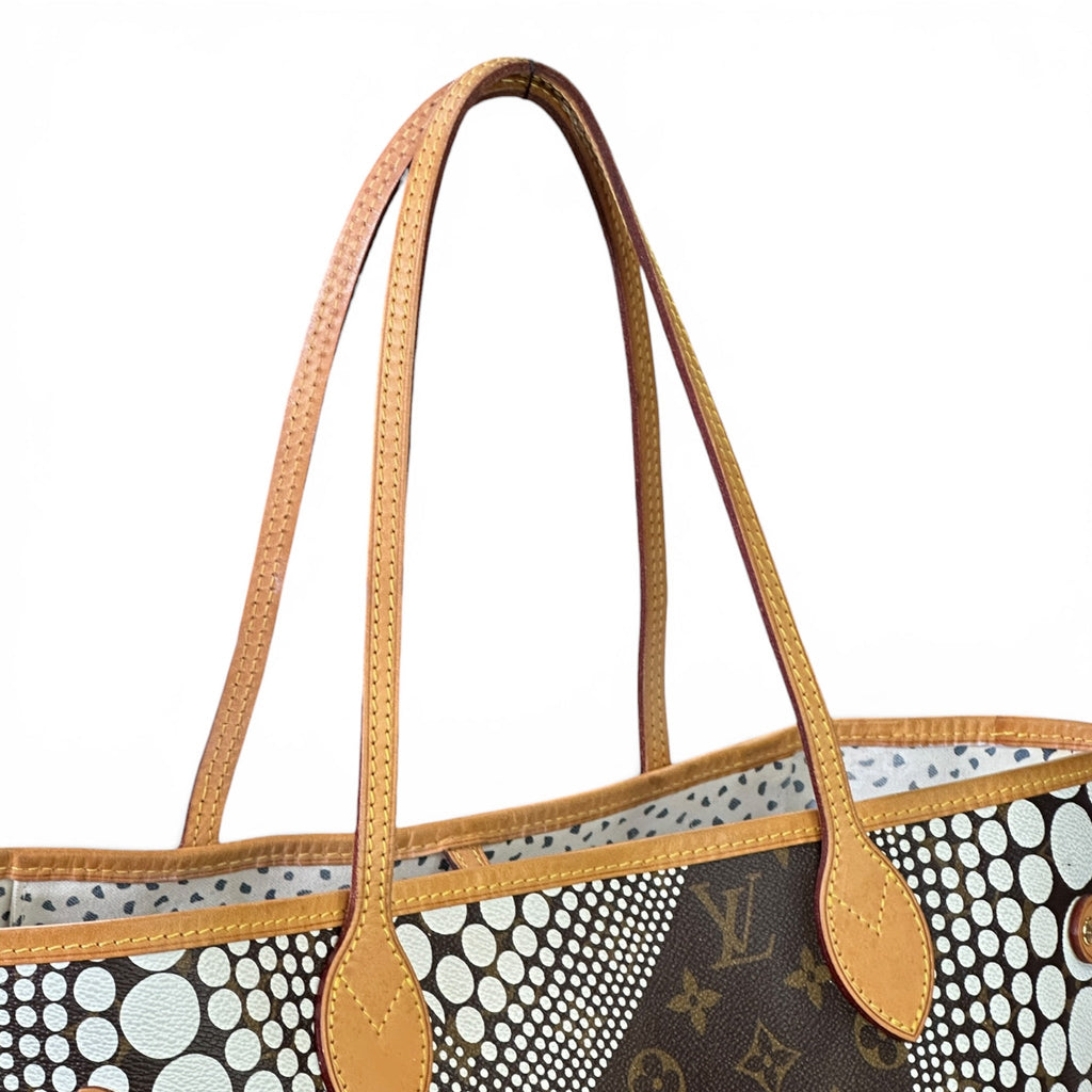 Louis Vuitton Neverfull MM Monogram Yayoi Kusama Wave Canvas