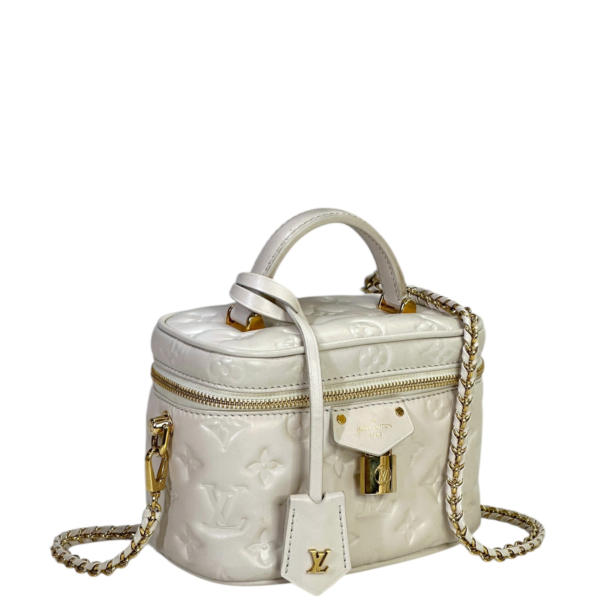 Louis Vuitton Vanity PM Cream Puffy Lambskin