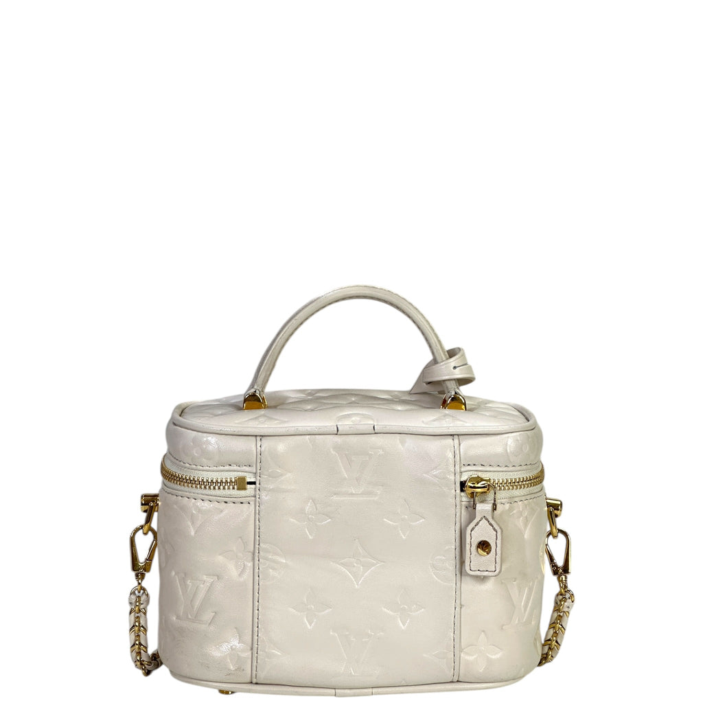 Louis Vuitton Vanity PM Cream Puffy Lambskin