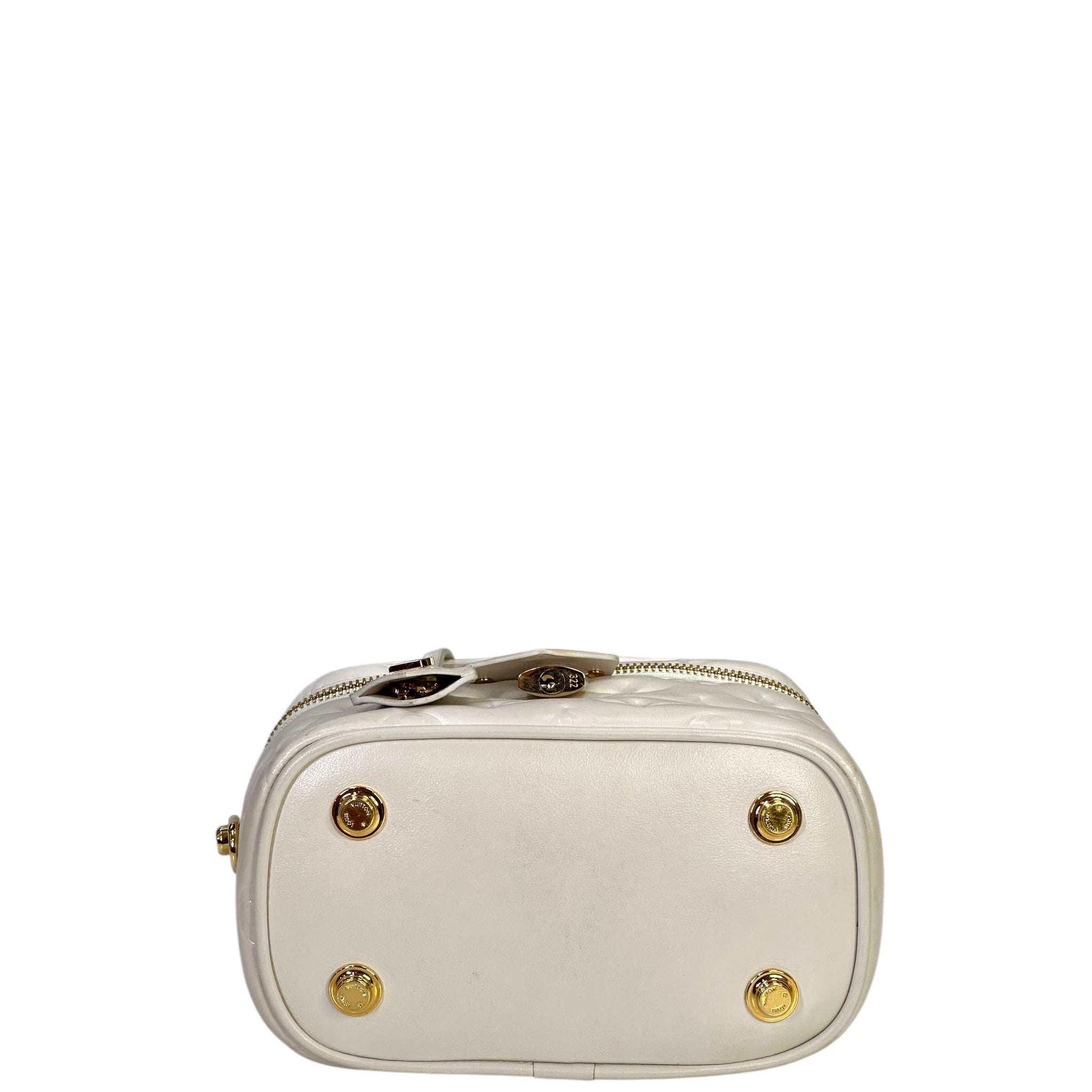 Louis Vuitton Vanity PM Cream Puffy Lambskin