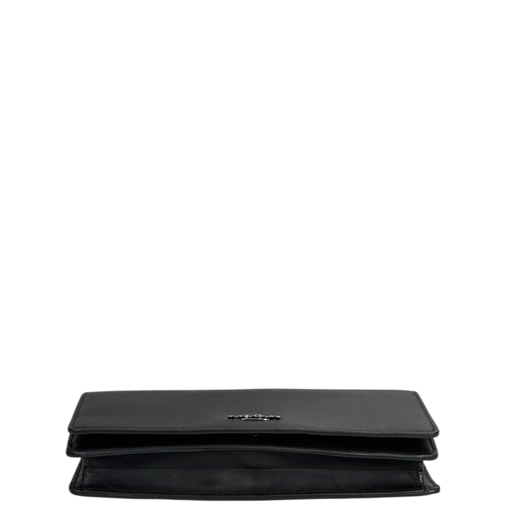 Coach Slim Crossbody Bag Black Leather