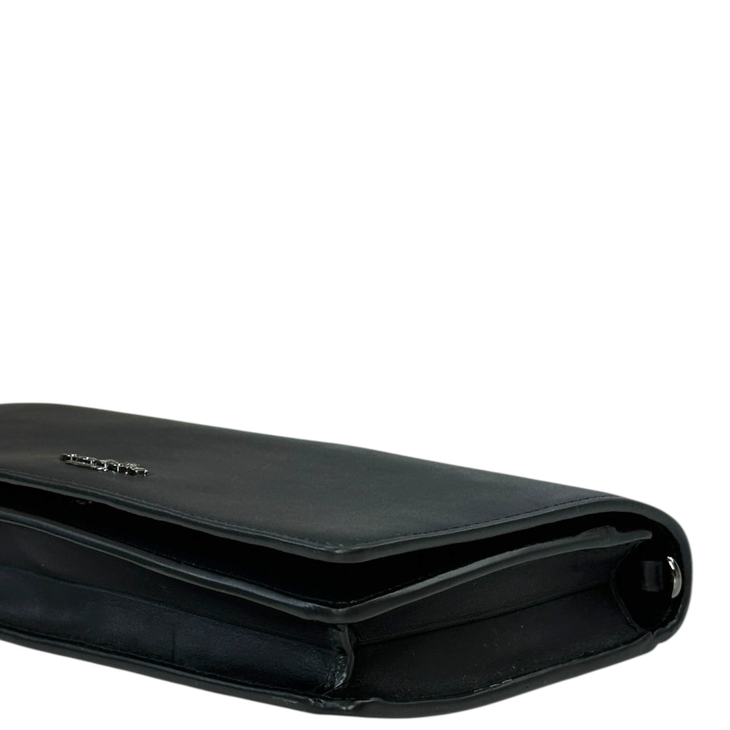 Coach Slim Crossbody Bag Black Leather