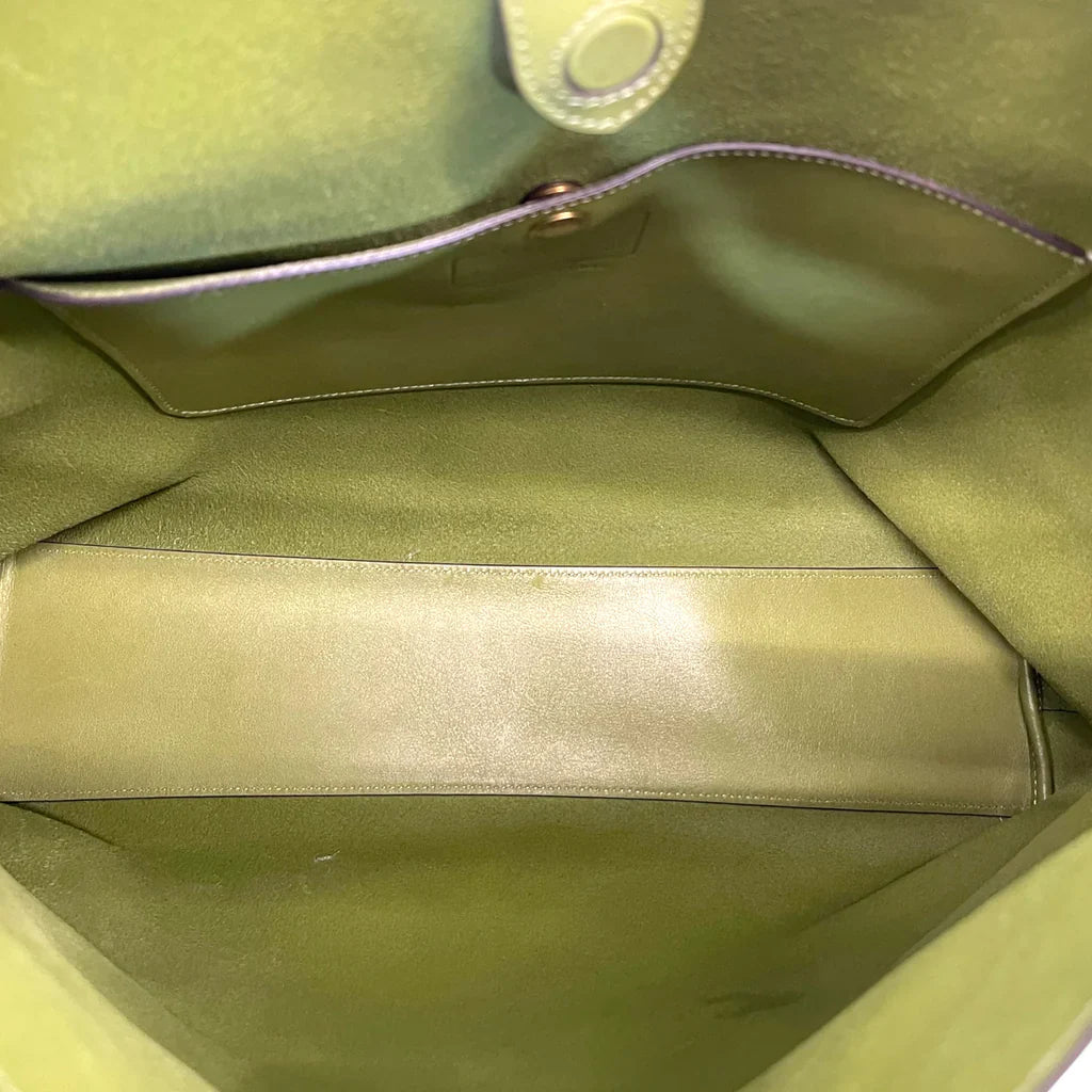 Coach Brooklyn 39 Hobo Bag Large Green Leather