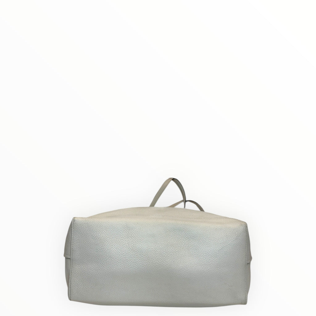 Coach KIA Tote White Leather