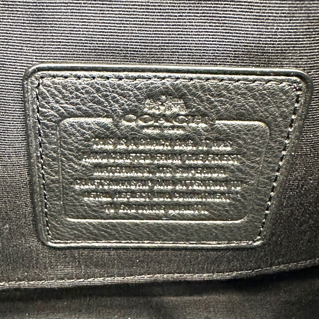 Coach Carrie Crossbody Bag Black Pebbled Leather