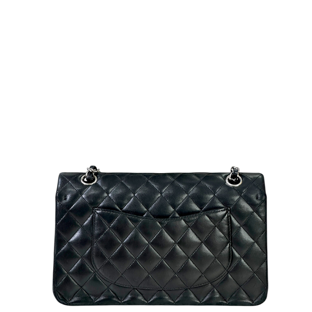 Chanel Classic Flap Bag Medium Black Smooth Lambskin