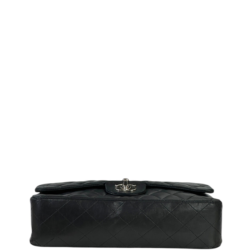 Chanel Classic Flap Bag Medium Black Smooth Lambskin