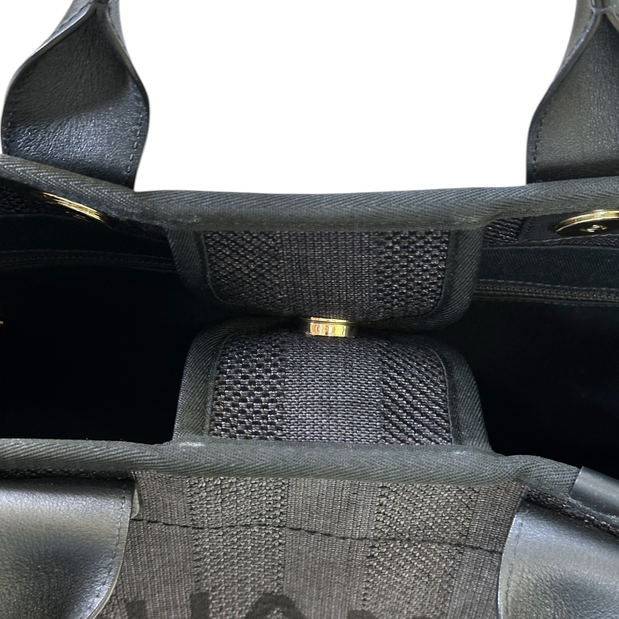 Chanel Deauville Shopper Tote Black Canvas