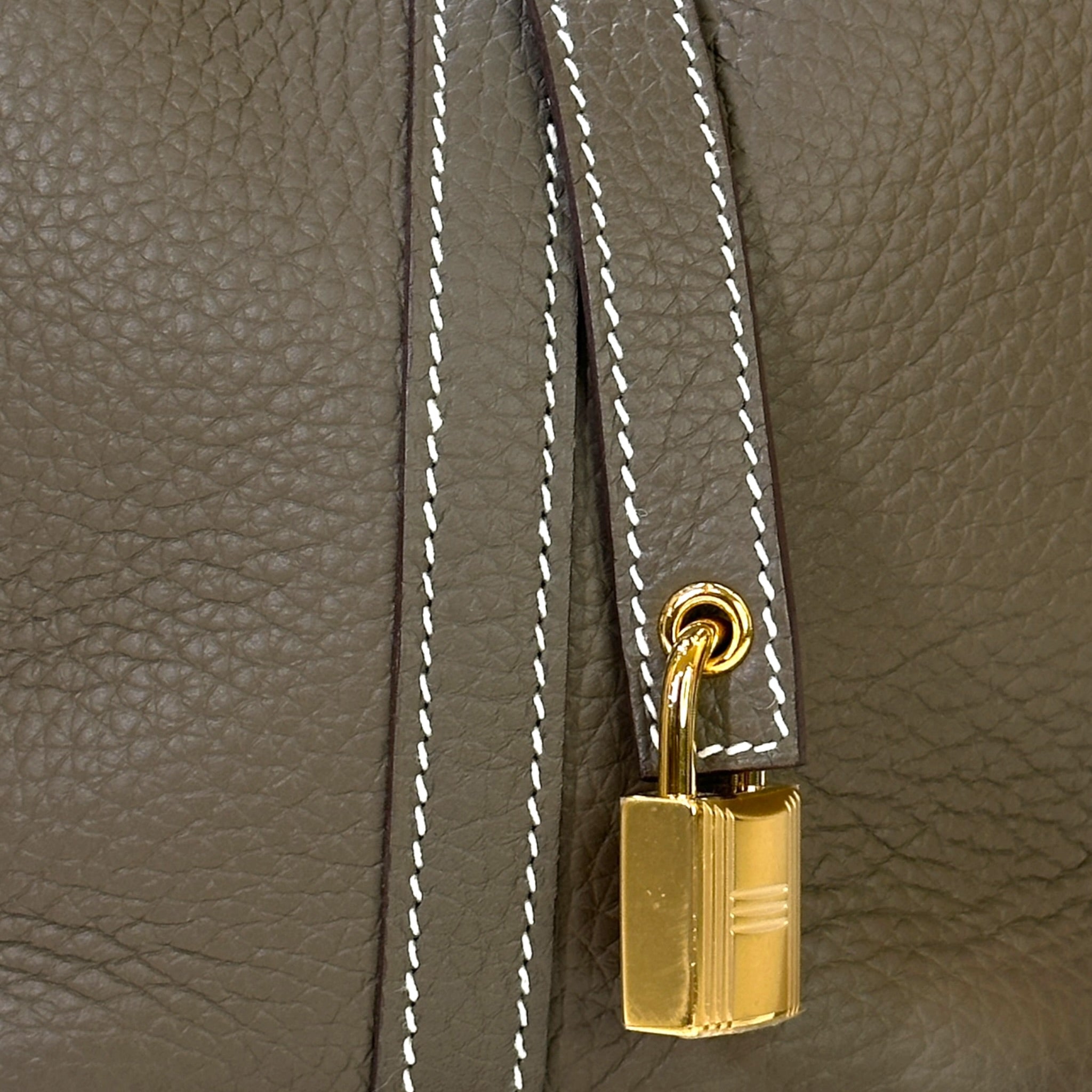 Hermès Picotin Lock 18 Etoupe GHW