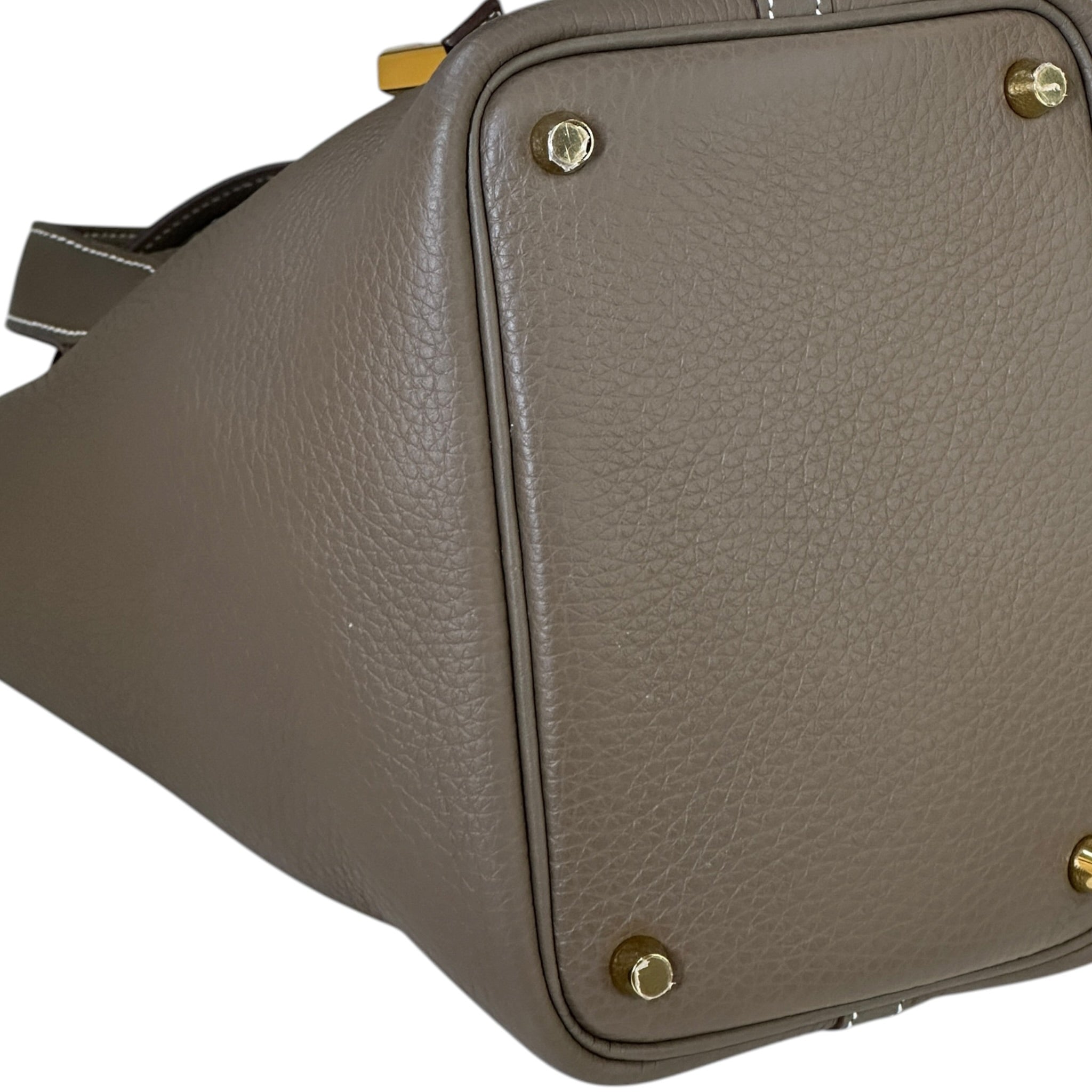 Hermès Picotin Lock 18 Etoupe GHW