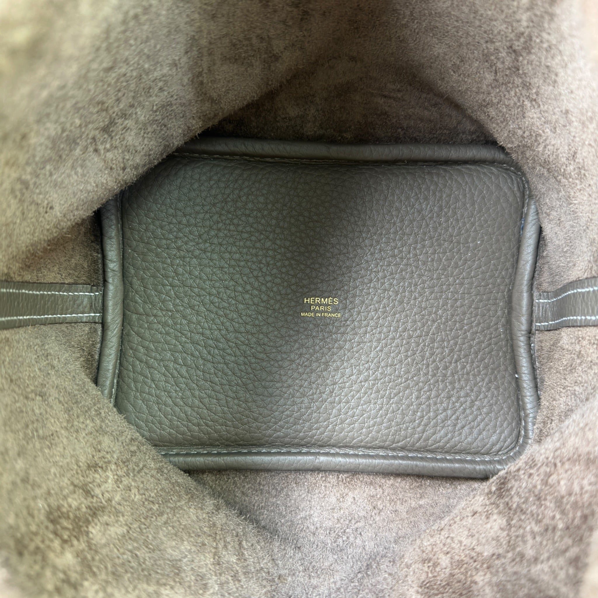 Hermès Picotin Lock 18 Etoupe GHW