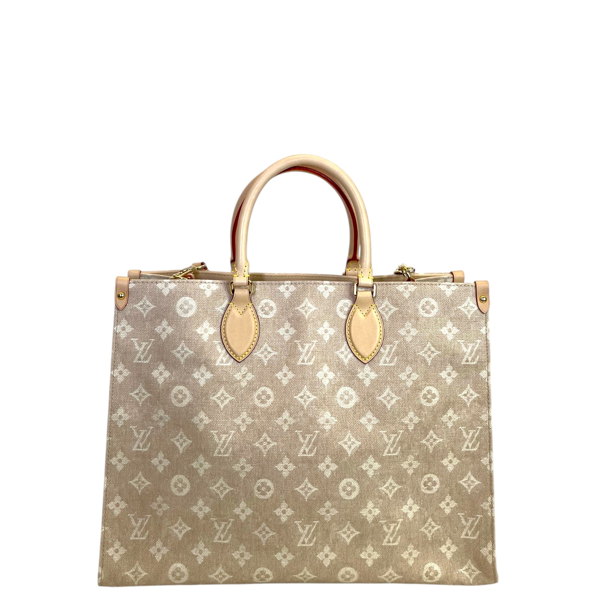 Louis Vuitton OnTheGo Organizer Tote Beige Monogram