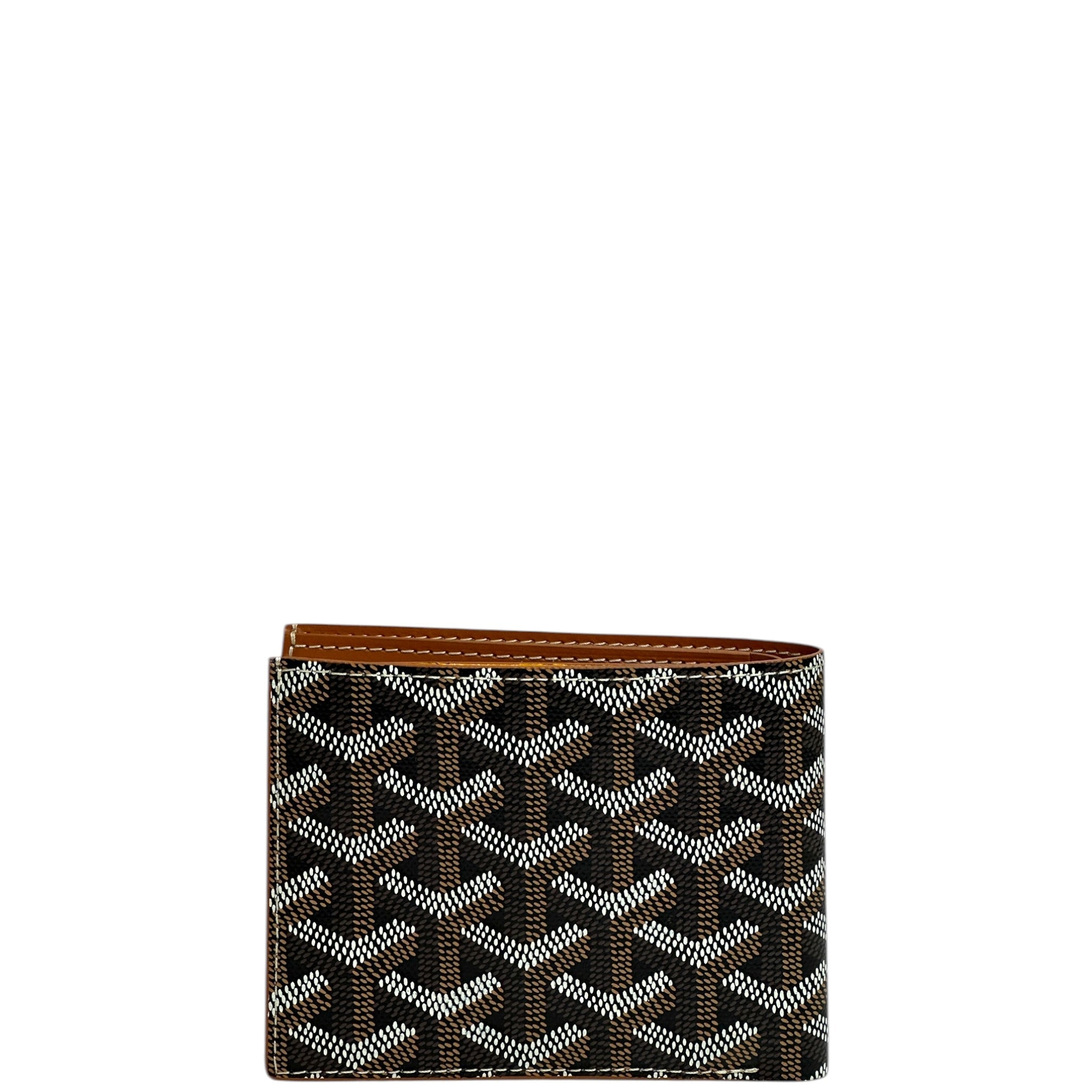 Goyard Saint Florentin Wallet Black & Tan Goyardine