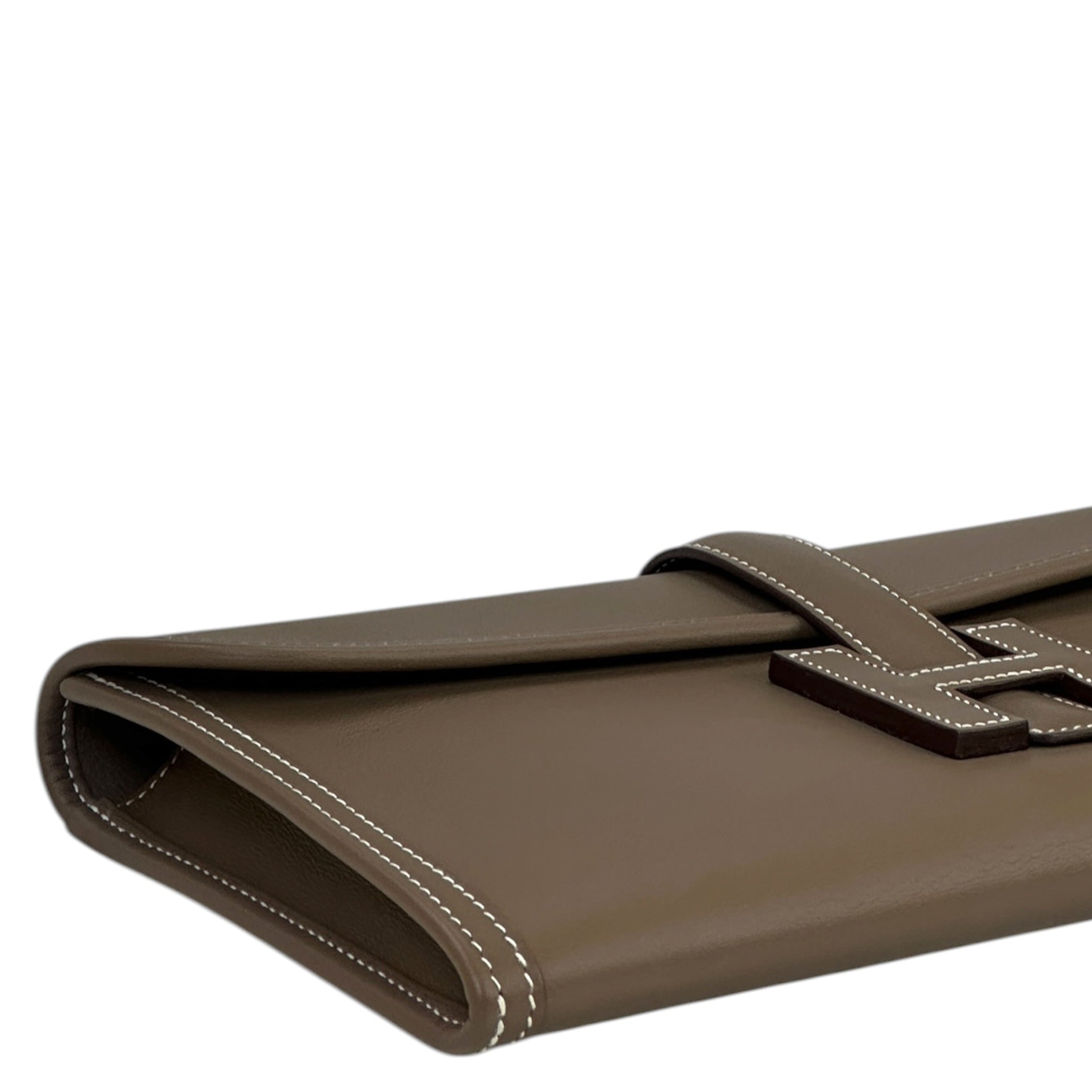 Hermès Jige Elan 29 Clutch Etoupe Swift