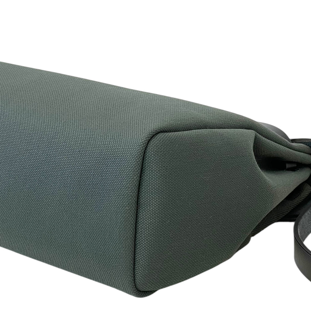 Hermès Herbag Zip 31 Travel Bag Black Militaire Canvas