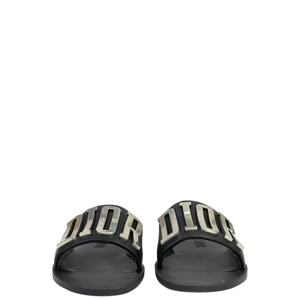 Christian Dior Diorevolution Slides Black Rubber EU 37