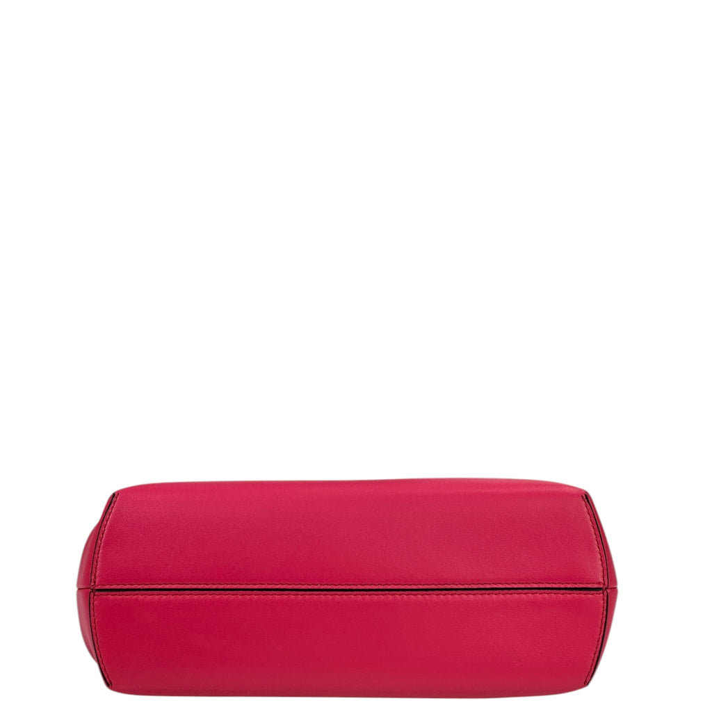 Fendi First clutch bag fuchsia nappa leather