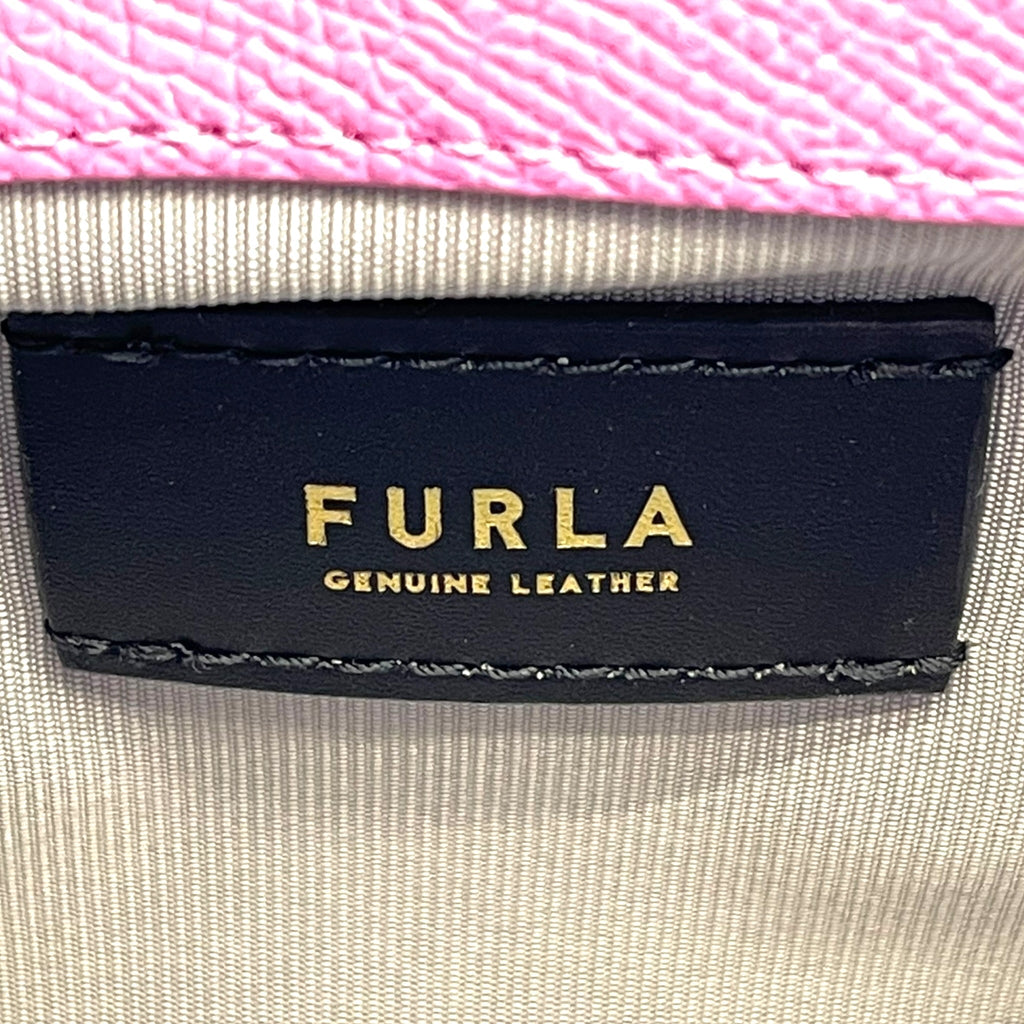 Furla Era Mini Tote Bag Pink Leather