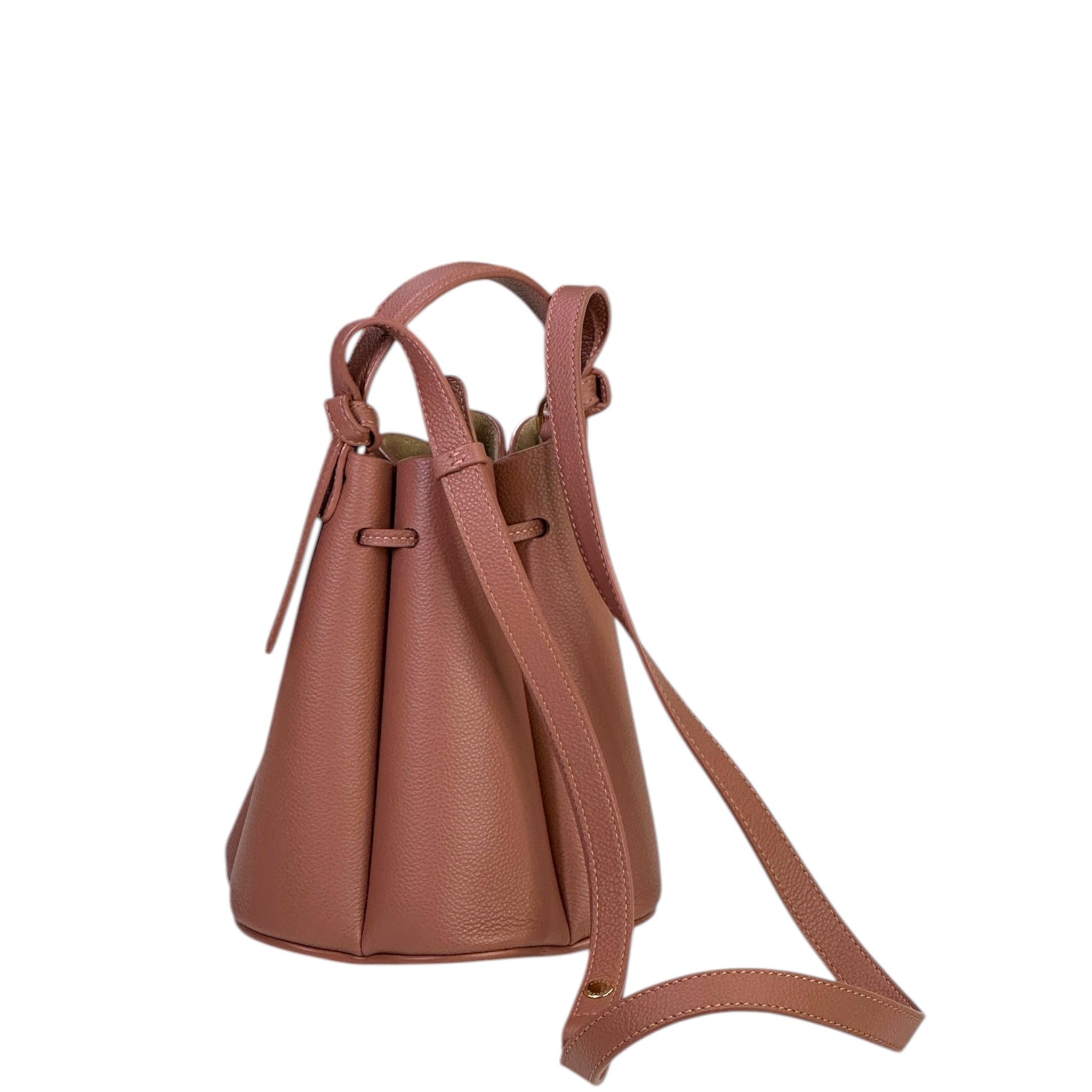 Polène Numéro Huit Mini Blush Pink Leather