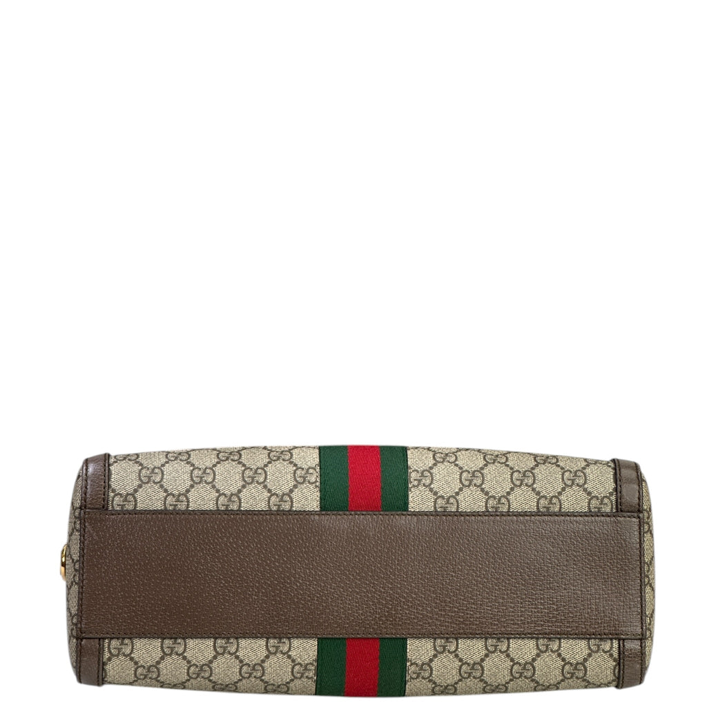 Gucci Ophidia GG Boston Bag Medium GG Supreme Canvas