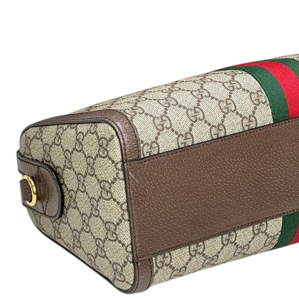 Gucci Ophidia GG Boston Bag Medium GG Supreme Canvas