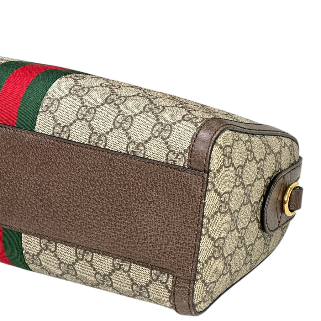 Gucci Ophidia GG Boston Bag Medium GG Supreme Canvas