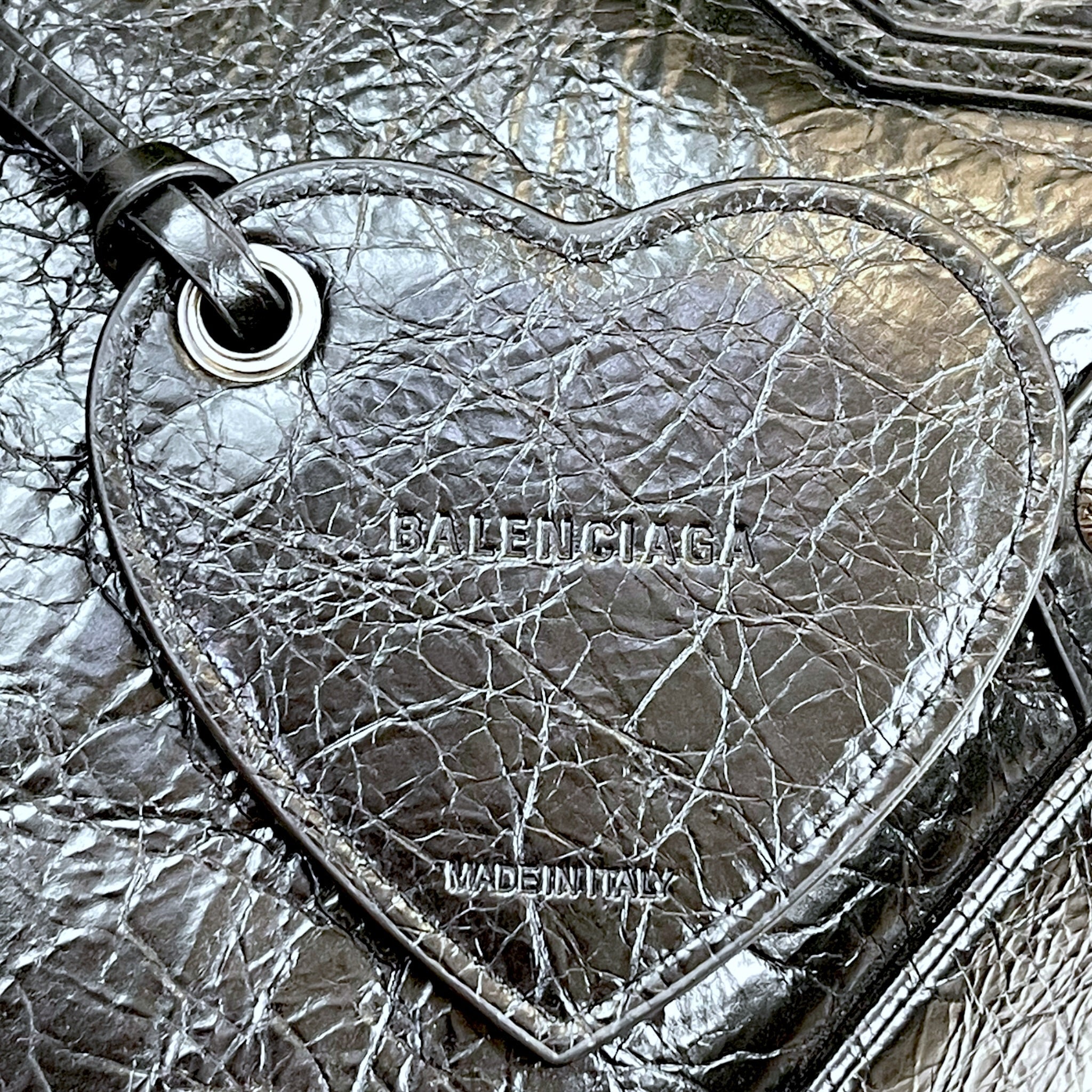 Balenciaga Neo Cagole Black Arena Lambskin