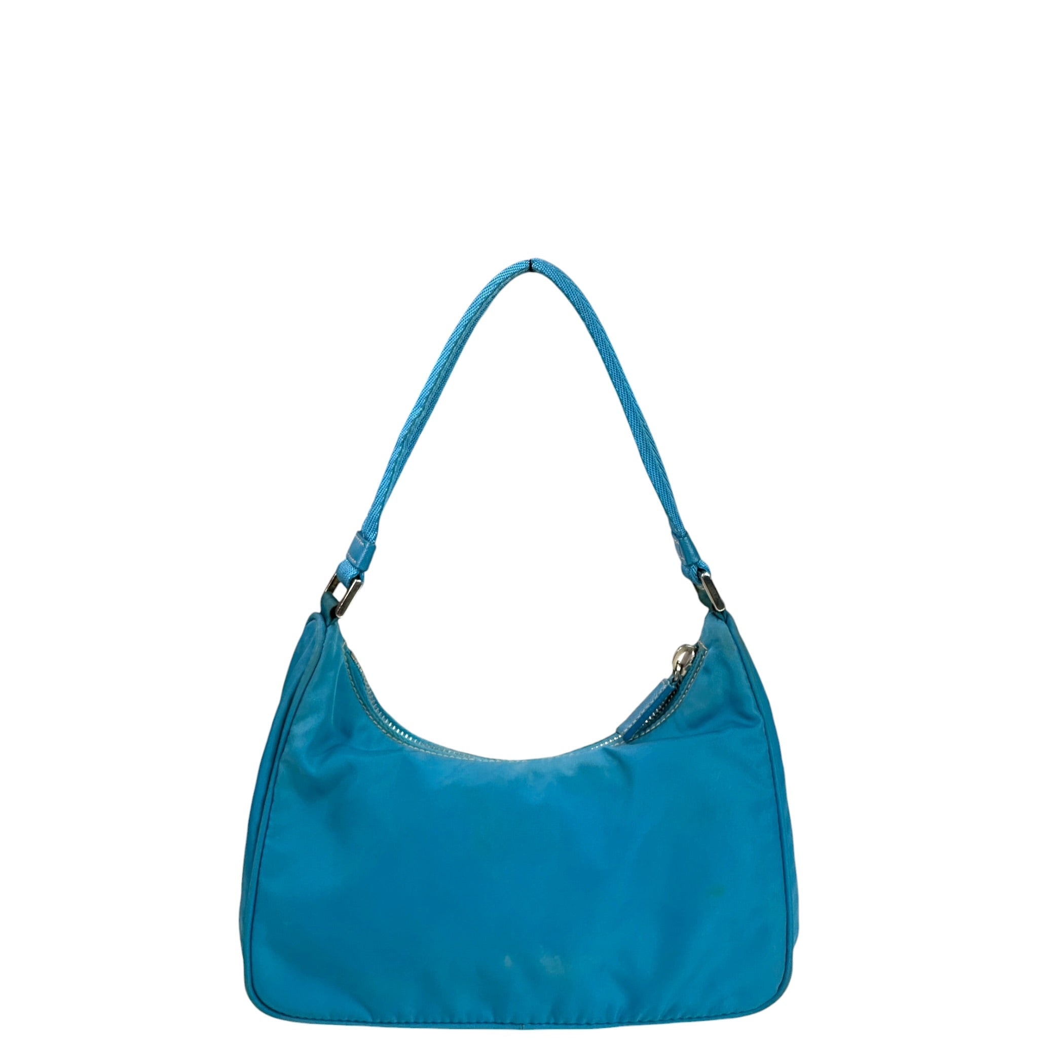 Prada Re-Edition 2000 Mini Hobo BlueTessuto Nylon
