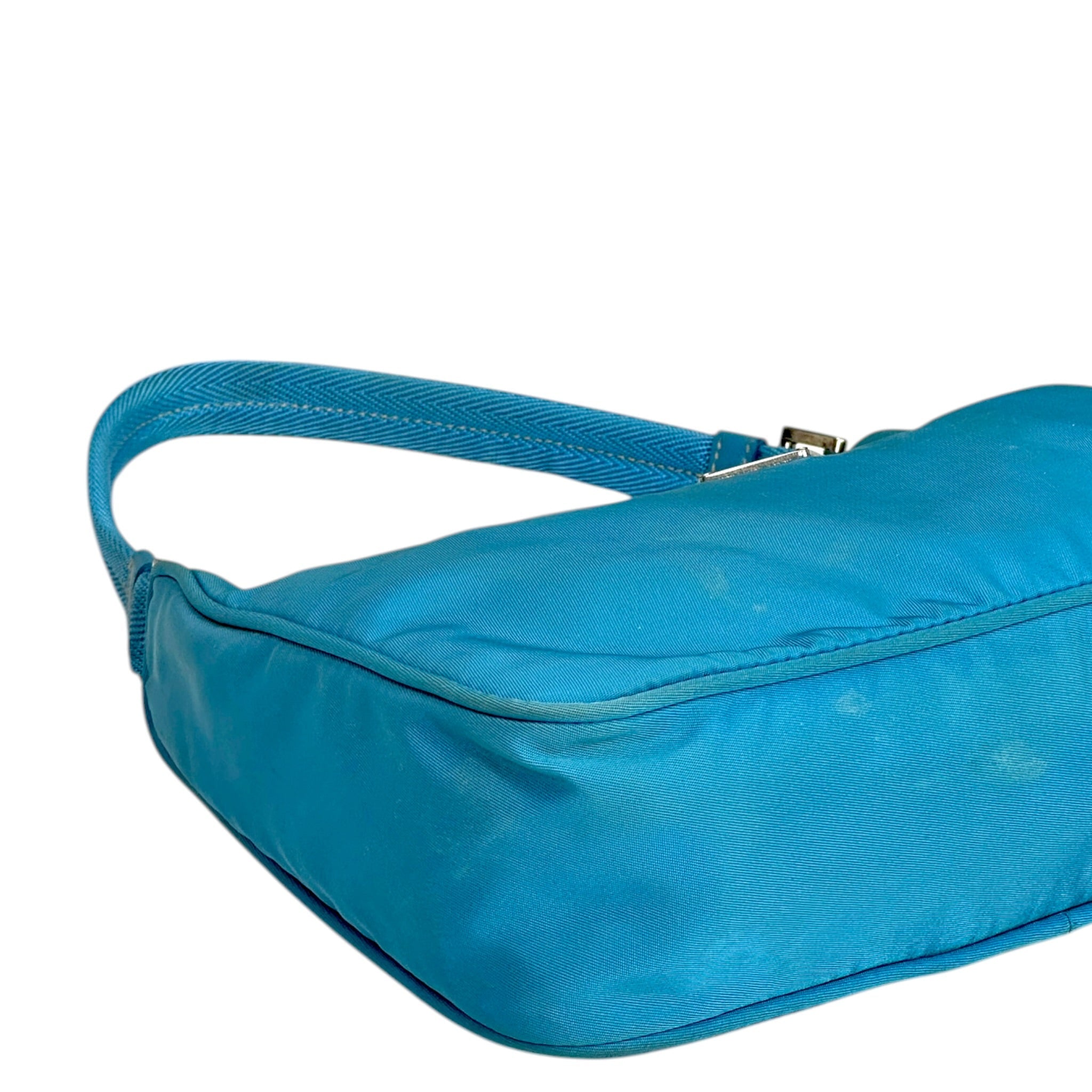 Prada Re-Edition 2000 Mini Hobo BlueTessuto Nylon