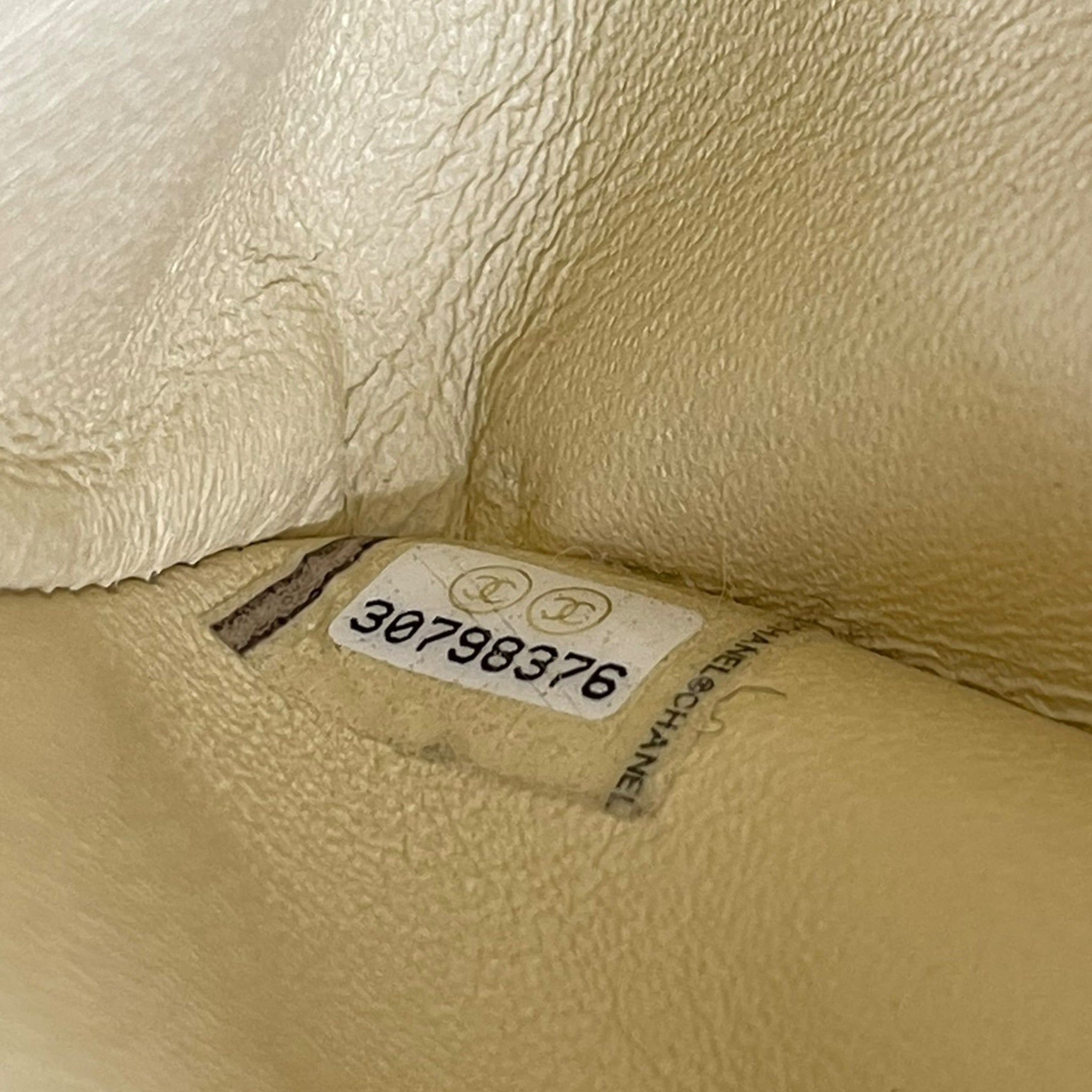 Chanel Classic Double Flap Bag Small Yellow Lambskin Leather