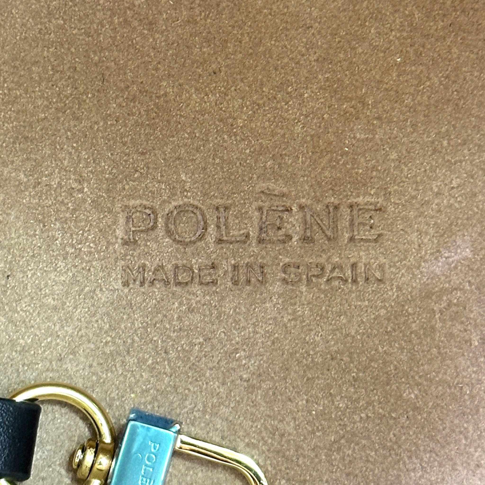 Polène Nodde Seau Edition Black Calf Leather