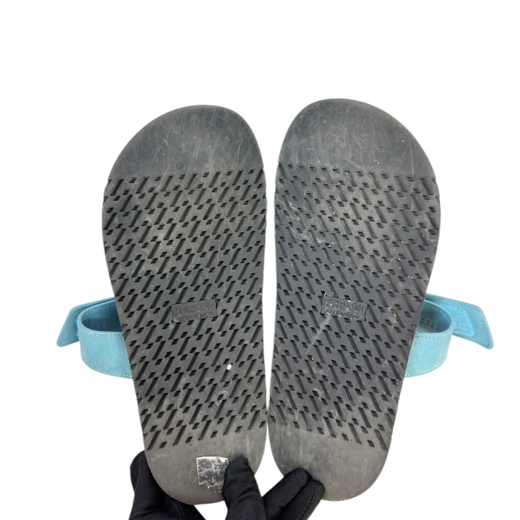 Hermès Chypre Sandals Size EU 36.5 (Bleu Jean)