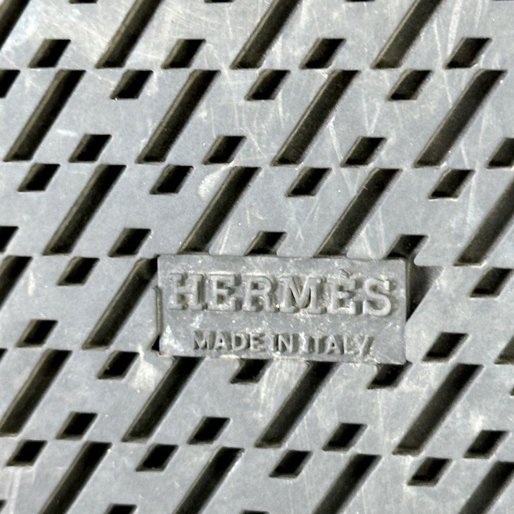 Hermès Chypre Sandals Size EU 36.5 (Bleu Jean)