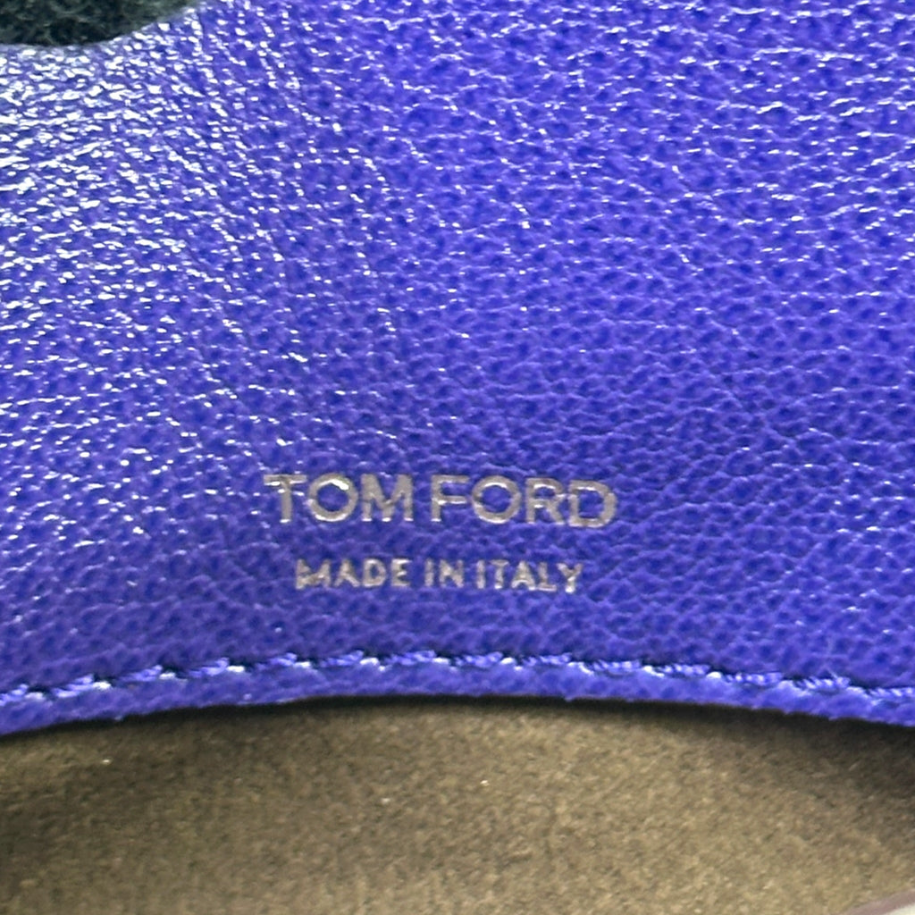 Tom Ford Natalia Crossbody Bag Small Purple Suede