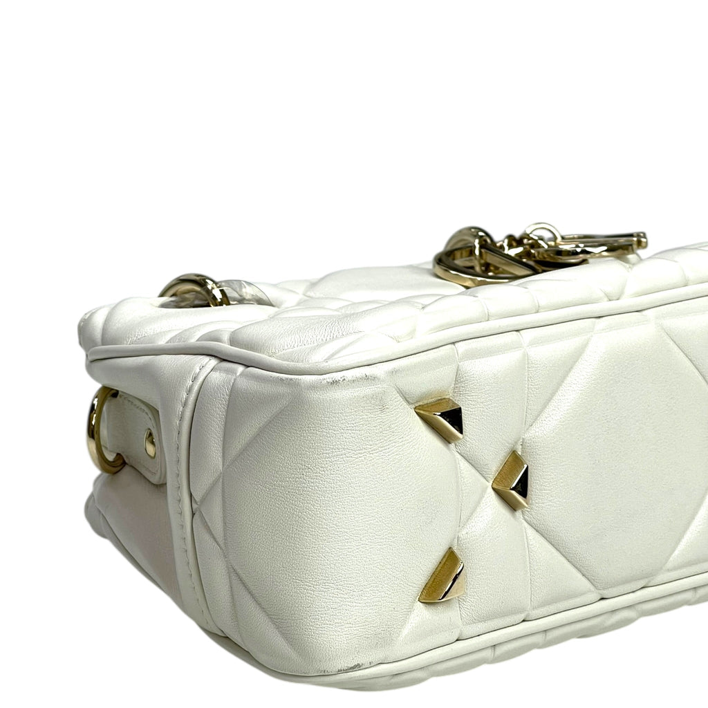 Christian Dior The Lady 95.22 Bag White Cannage Lambskin