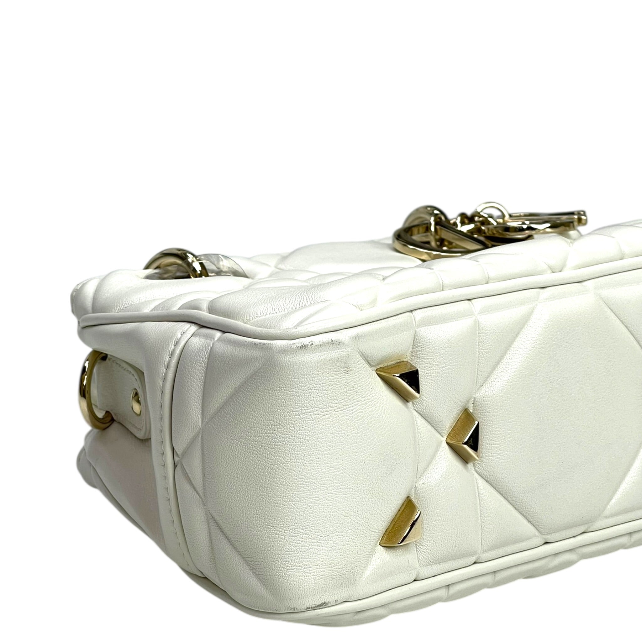 Christian Dior The Lady 95.22 Bag White Cannage Lambskin