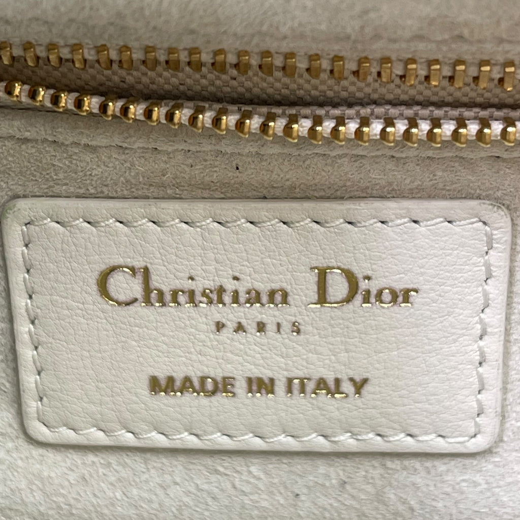 Christian Dior The Lady 95.22 Bag White Cannage Lambskin