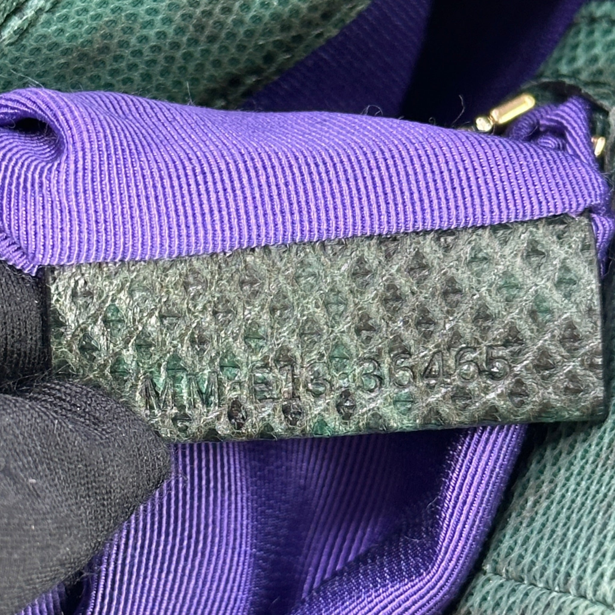 Bvlgari Serpenti Forever Shoulder Bag Green Karung Skin