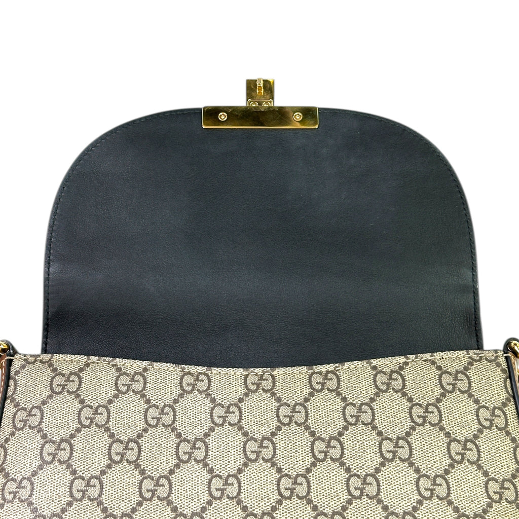 Gucci Padlock Shoulder Bag GG Supreme Canvas