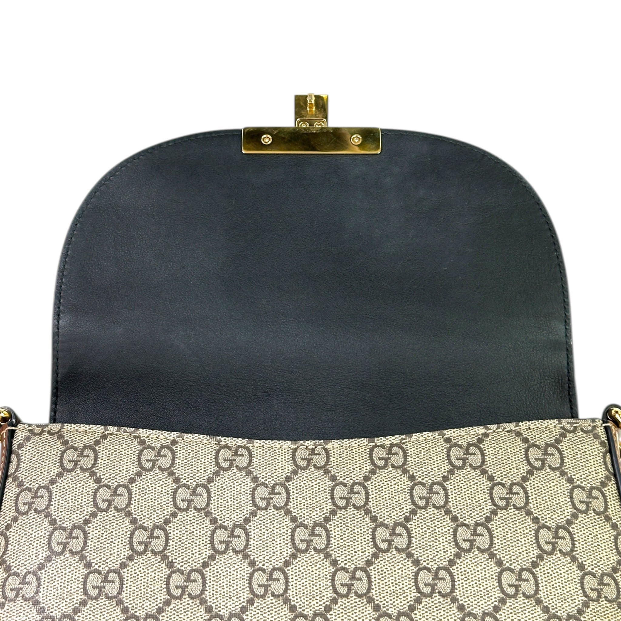 Gucci Padlock Shoulder Bag GG Supreme Canvas