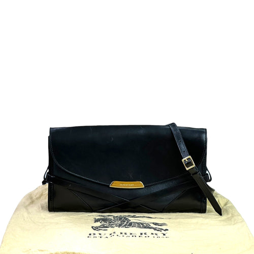 Burberry Katherine Crossbody Bag Black Leather