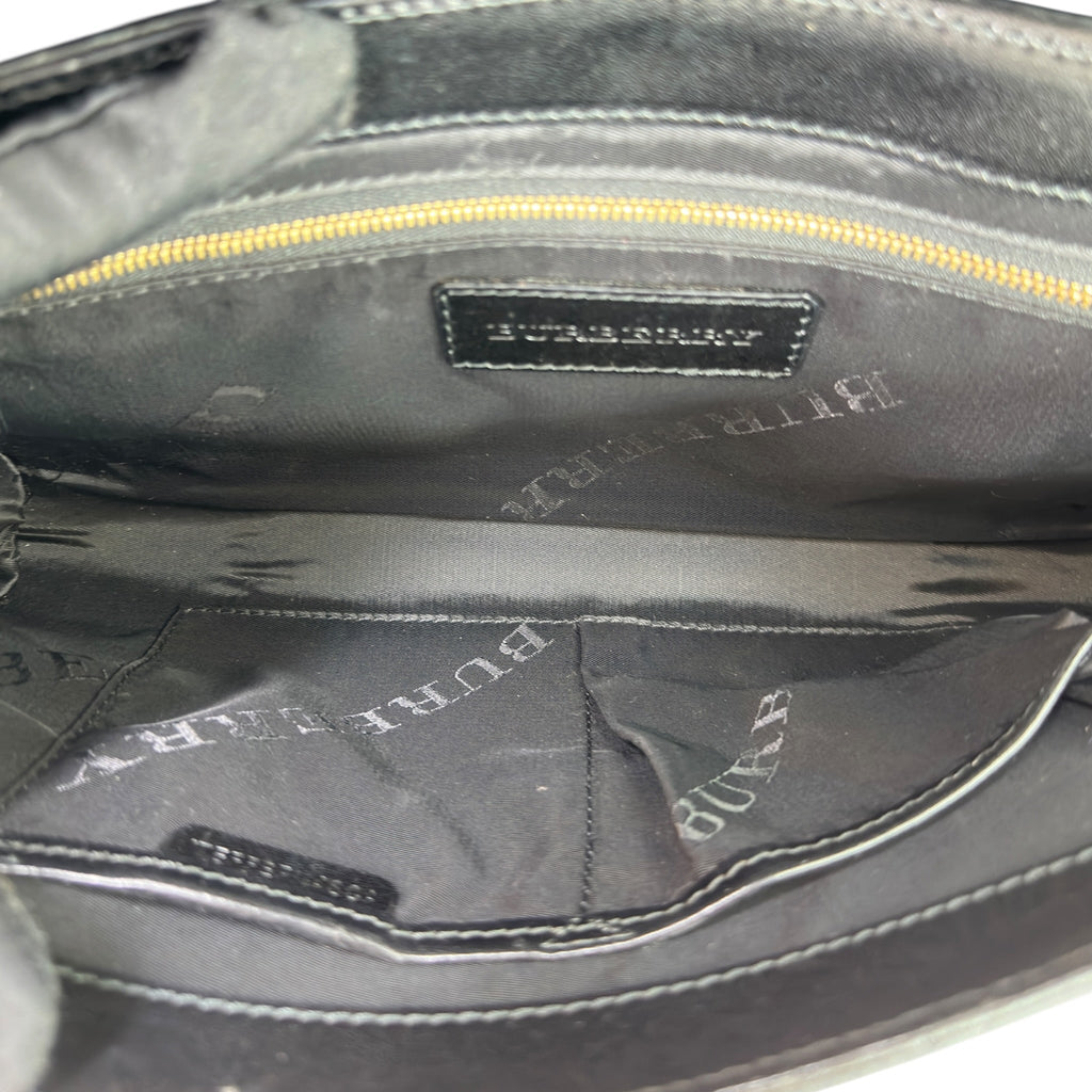 Burberry Katherine Crossbody Bag Black Leather