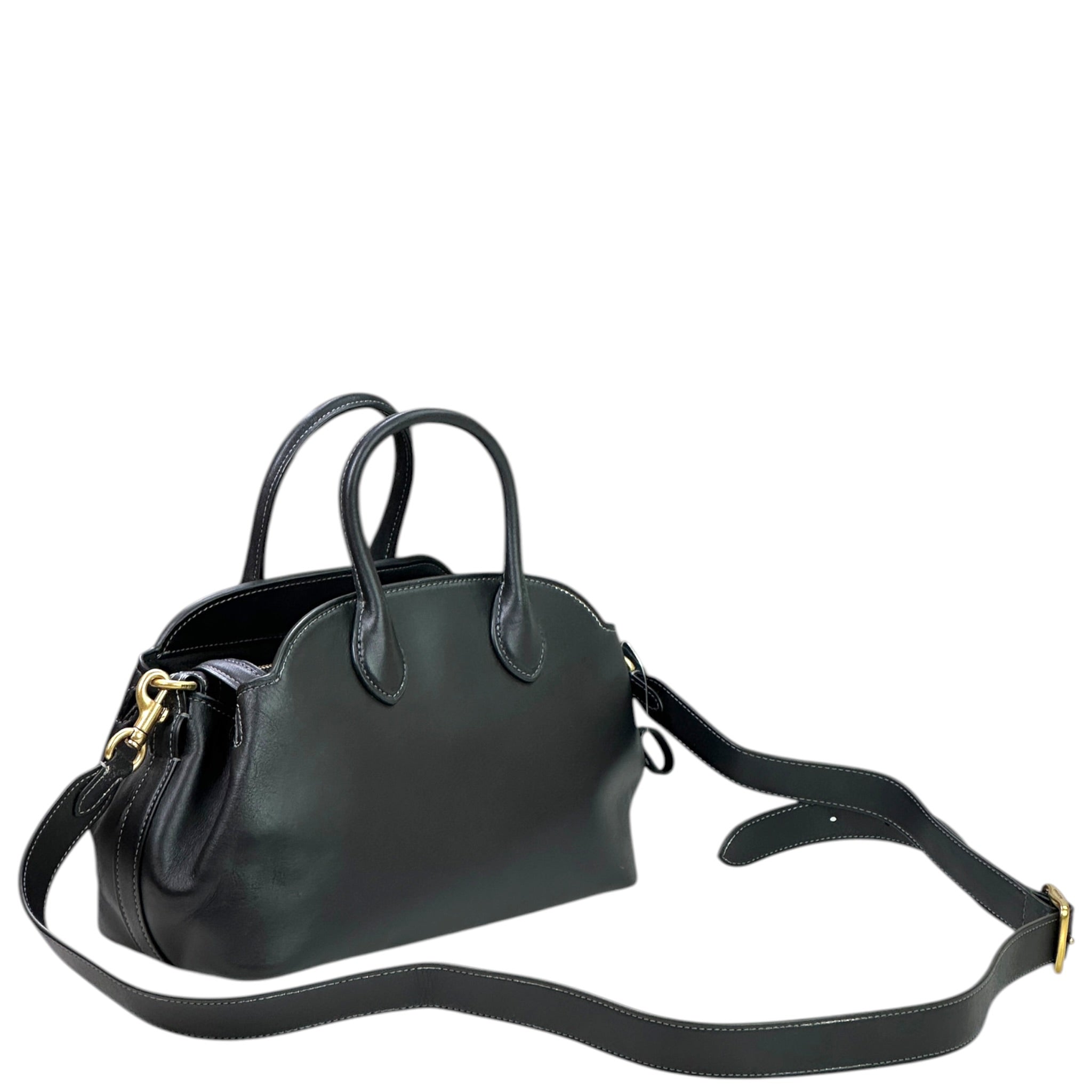 Coach Empire 26 Carryall Bag Medium Black Leather