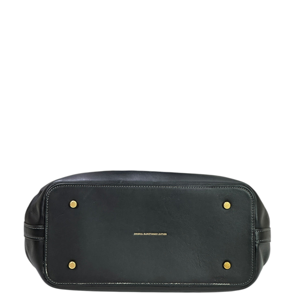 Coach Empire 26 Carryall Bag Medium Black Leather