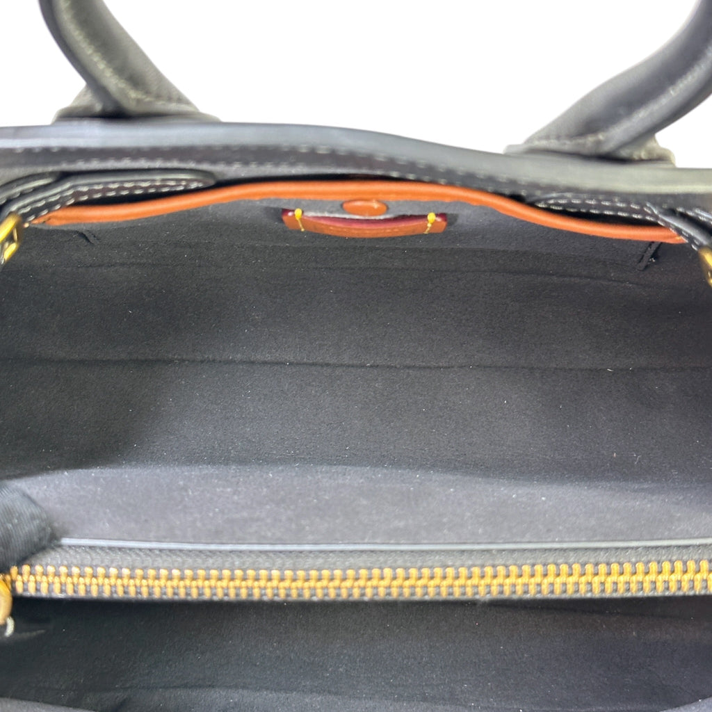 Coach Empire 26 Carryall Bag Medium Black Leather