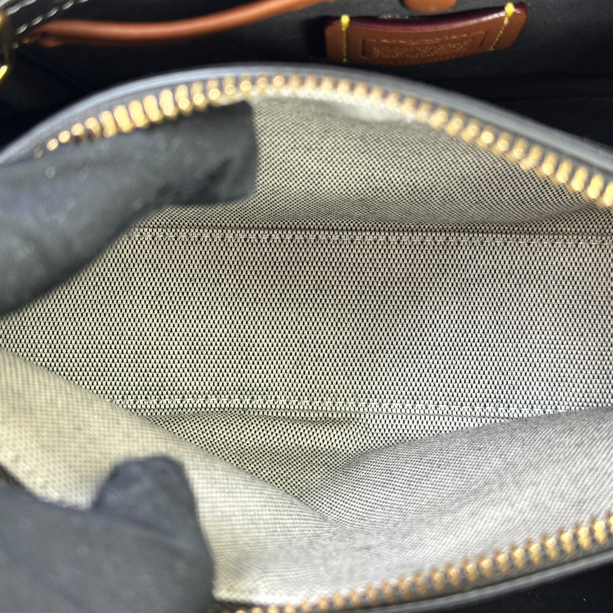 Coach Empire 26 Carryall Bag Medium Black Leather